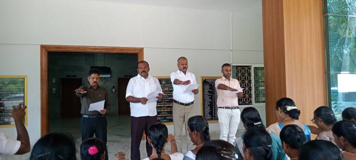 உலக காசநோய் தினம் - விழிப்புணர்வு குறித்து மேயர் ஜெகன் பெரியசாமி தலைமையில் உறுதிமொழி ஏற்பு!! 