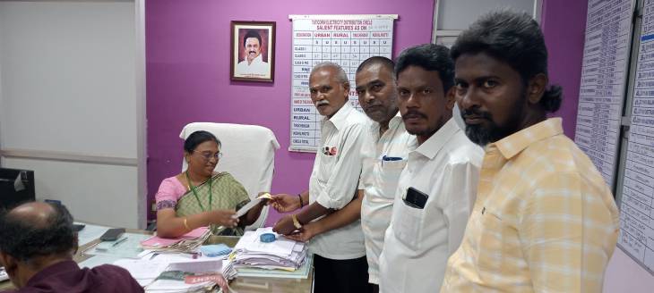 குறைந்த மின் அழுத்தம் நடவடிக்கை எடுக்க கோரி மதிமுக கோரிக்கை மனு!!