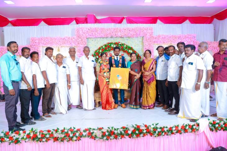 50 வது வார்டு வட்ட கழக பிரதிநிதி இல்ல திருமண விழா - அமைச்சர், மேயர் பங்கேற்பு!!
