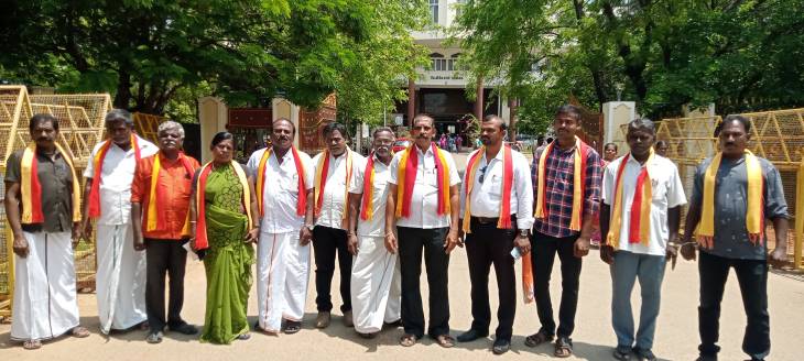 தூத்துக்குடி விமான நிலையத்திற்கு பத்மஸ்ரீ டாக்டர் சிவந்தி ஆத்தினார் பெயர் சூட்ட வேண்டும் - சமக கோரிக்கை மனு!!