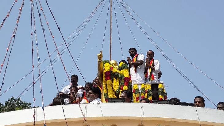 தேமுதிக தூத்துக்குடி மாவட்ட செயலாளர் தயாள லிங்கம் தலைமையில் டாக்டர் அம்பேத்கருக்கு மாலை அணிவித்து மரியாதை!!
