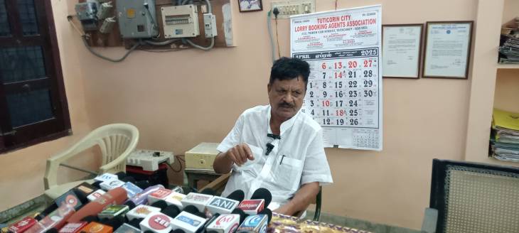 உணவுக்கழக தொழிலாளர்களுக்கு ஆதரவாக போராட்டம் -  ஐ.என்.டி.யு.சி அமைப்புச் செயலாளர் கதிர்வேல் பேட்டி!!