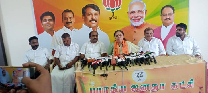 சமூக நலத்துறை அமைச்சர் கீதா ஜீவனுக்கு எனது கடும் கண்டனத்தை பதிவு செய்வதாக பாஜக மாநில மகளிரணி தலைவி உமா ரதிராஜன் பரபரப்பு பேட்டி!!