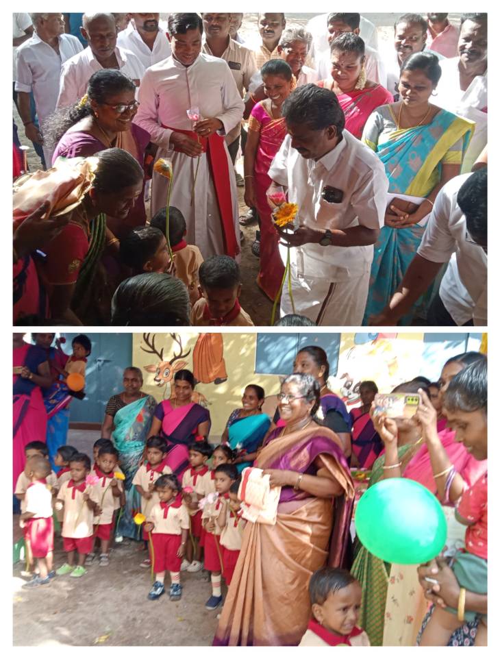 தூத்துக்குடி டி. சவேரியார்புரம் பகுதியில் புதிய அங்கன்வாடி மைய கட்டிட திறப்பு விழாவில் சண்முகையா எம்எல்ஏ வின் செயல் காண்போரை நெகிழ்ச்சியில் ஆழ்த்தியது!!