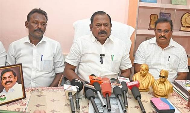 முன்னாள் முதல்வர் குறித்து X‌ தளத்தில் பதிவு செய்த கேலி சித்திரங்களை டிஆர்பி ராஜா திரும்ப பெற வேண்டும் இல்லையெனில் தமிழகம் முழுவதும் மிகப்பெரிய போராட்டம் நடத்துவோம் - முன்னாள் அமைச்சர் சி.த. செல்லப்பாண்டியன் பரபரப்பு பேட்டி!!