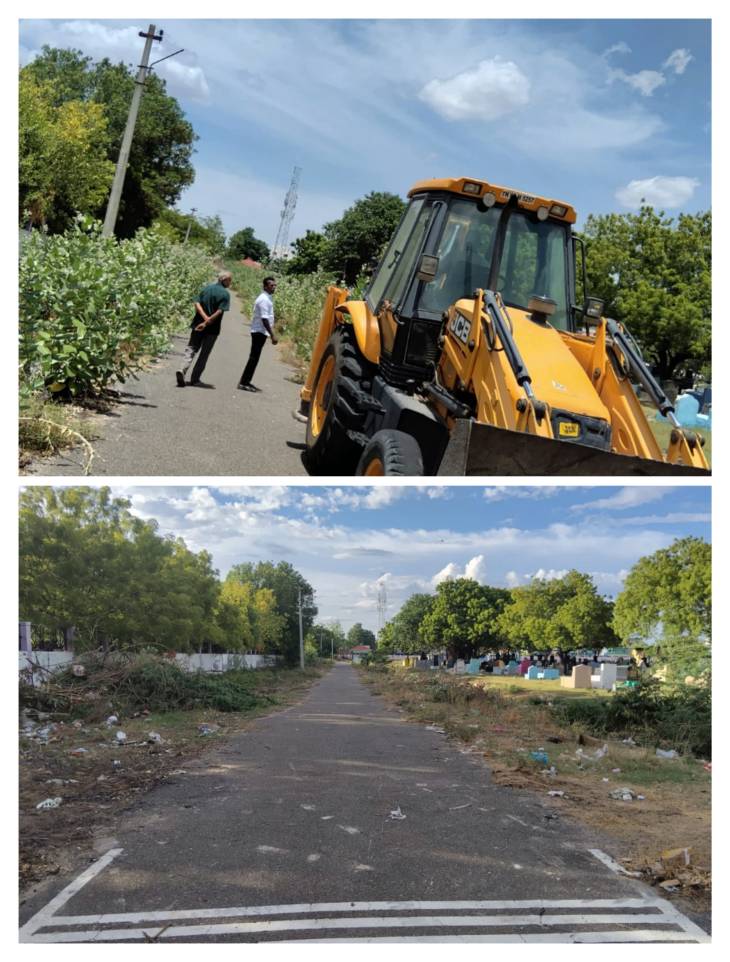 தூத்துக்குடி நாயுடு மகாஜன சங்க டிரஸ்ட் மூலம் மையவாடி சுத்தம் செய்யும் பணி சிறப்பாக நிறைவு!!
