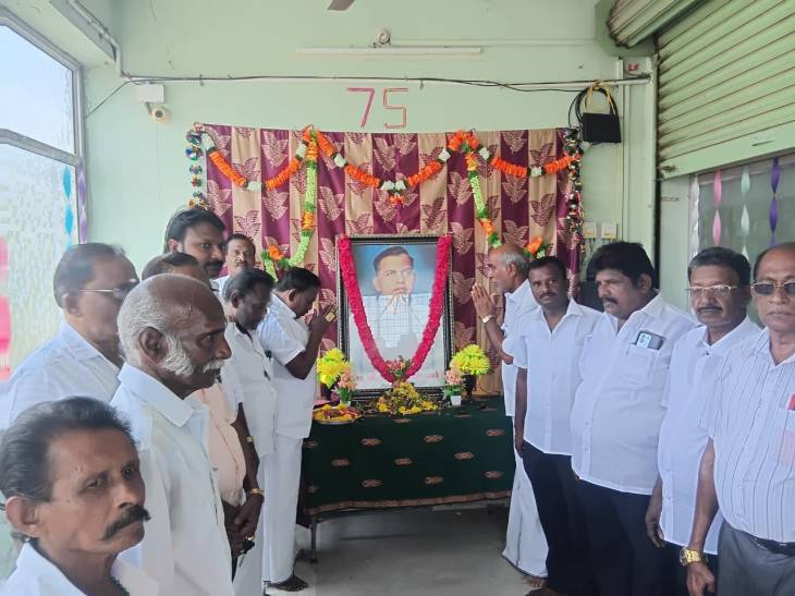 முன்னாள் அமைச்சர் சி.த. செல்லப்பாண்டியன் தலைமையில் தினமலர் நிறுவனர் டி.வி. ராமசுப்பையருக்கு தூத்துக்குடியில் மரியாதை அஞ்சலி!!