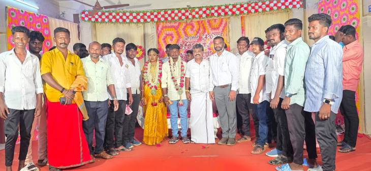 ஓட்டப்பிடாரம் எம்.எல்.ஏ. சண்முகையா – தொடர் திருமண விழாக்களில் பங்கேற்று மணமக்களை வாழ்த்தினார்!!