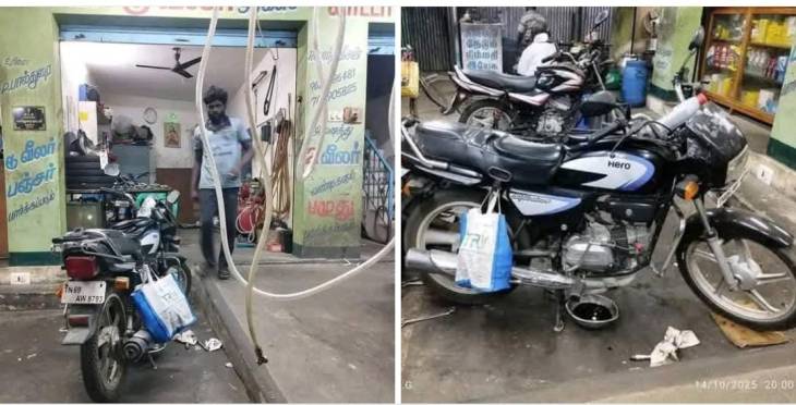 “ஐம்பது ரூபாய்க்கு முழு மனசார சேவை — கார்த்தீசன் மாதிரி மெக்கானிக் தான் வித்தியாசம்!”