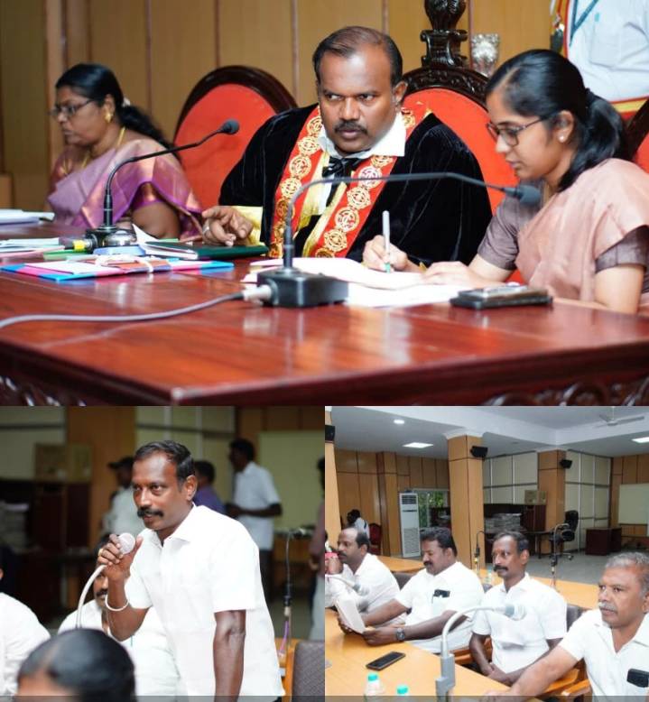 மாநகராட்சி கூட்டத்தில் 50வது வார்டு வளர்ச்சி பணிகள் குறித்து கவுன்சிலர் சரவணகுமார் பேச்சு!!