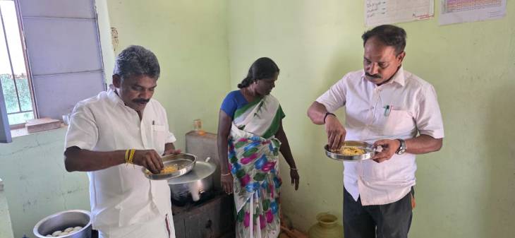 சண்முகையா எம்எல்ஏ ஆய்வு – மாணவர்களின் நலனில் அக்கறை, திருமண விழாவில் கலந்துகொண்டு வாழ்த்து!!