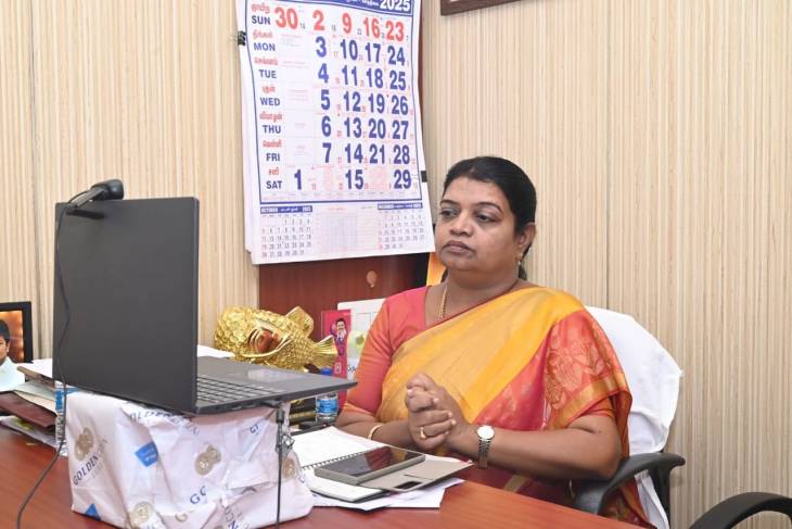 வாக்காளர் பட்டியல் சிறப்பு தீவிர சீராய்வு ஆலோசனைக் கூட்டத்தில் அமைச்சர் கீதா ஜீவன் பங்கேற்பு!!