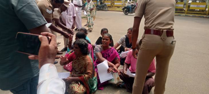 மகனின் கொலைக்குத் தகுந்த நீதி கோரி — மாவட்ட ஆட்சியர் அலுவலகத்தில் தர்ணா!
