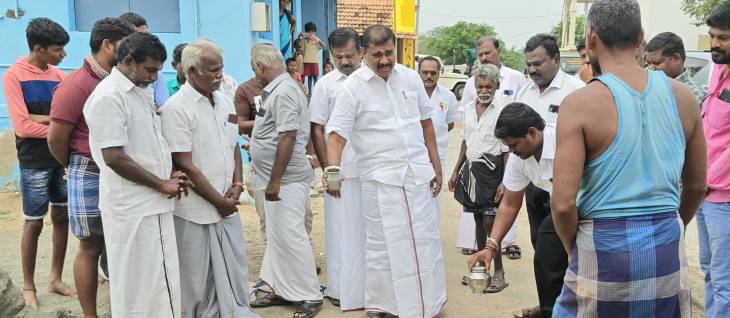 சங்கரப்பநாயக்கன்பட்டியில் ரூ.17.10 லட்சம் மதிப்பில் அங்கன்வாடி கட்டிடம் பணிகள் தொடக்கம்!!
