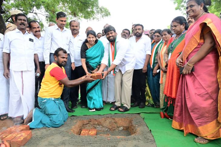 திருவைகுண்டம் அரசு மருத்துவமனையில் மூத்த தலைவர் ஆர்.நல்லகண்ணு பெயரில் புதிய கட்டிடம் — அடிக்கல் நாட்டிய கனிமொழி கருணாநிதி எம்.பி.!!