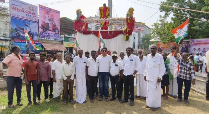 “குரூஸ் பர்னாந்துவின் 156வது பிறந்தநாளில் — தூத்துக்குடி விமான நிலையத்திற்கு அவரது பெயரை சூட்ட வேண்டும்” — காங்கிரஸ் கோரிக்கை!!