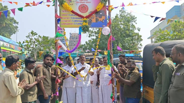 ஜி.வி. மார்கண்டேயன் எம்எல்ஏ முன்னிலையில் விளாத்திகுளம் தொகுதியில் பல்வேறு வளர்ச்சி பணிகள் துவக்கம்!!