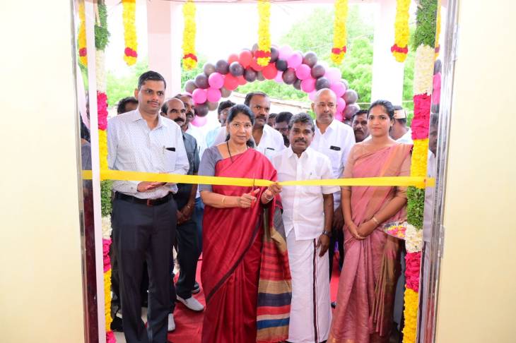 கனிமொழி கருணாநிதி எம்பி தலைமையில் கூட்டுடன்காட்டில் புதிய சமுதாய நலக்கூடம் திறப்பு!!