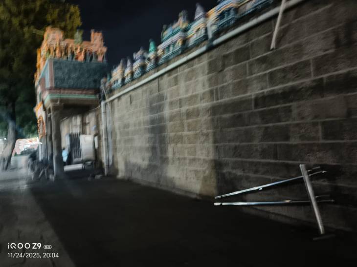 தூத்துக்குடி ஸ்ரீ சங்கரராமேஸ்வரர் கோயில் – ஸ்ரீ ஐயப்பன் கோவில் பாதையில் இருள் சூழ்வு: விளக்குகள் பழுது சரி செய்ய வேண்டுமென இந்து முன்னணி கோரிக்கை!!