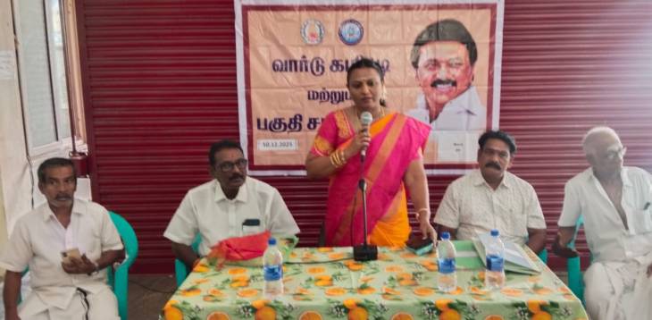 தூத்துக்குடி பெருமாள்புரதத்தை சேர்ந்த மாரியம்மாள் குரல் கொடுத்த பிரச்சினைகள் — தூத்துக்குடி பகுதி சபா கூட்டத்தில் மக்கள் கோரிக்கை ‘சூடு’