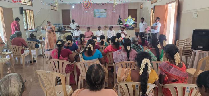 ஒட்டப்பிடாரம் எம்எல்ஏ எம்.சி.சண்முகையா பங்கேற்ற புனித ஜோசப் தொழுநோய் மருத்துவமனை கிறிஸ்துமஸ்–புத்தாண்டு விழா!!