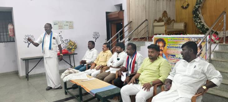 பாளையங்கோட்டையில் புரட்சி பாரதம் கட்சியின் 4 மாவட்ட நிர்வாகிகள் ஆலோசனைக் கூட்டம் – கட்சி வளர்ச்சி குறித்து விரிவான ஆலோசனை!!