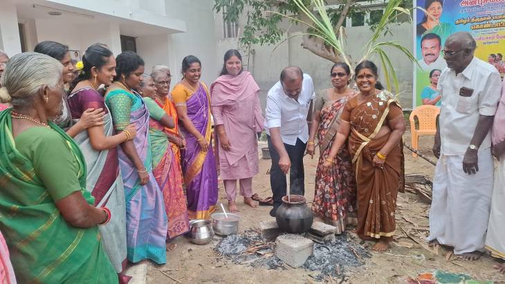 கனேஷ் நகரில் அன்புச்சோலை முதியோர் பகல் பராமரிப்பு மையத்தில் பொங்கல் விழா – மேயர் ஜெகன் பெரியசாமி பங்கேற்பு!!