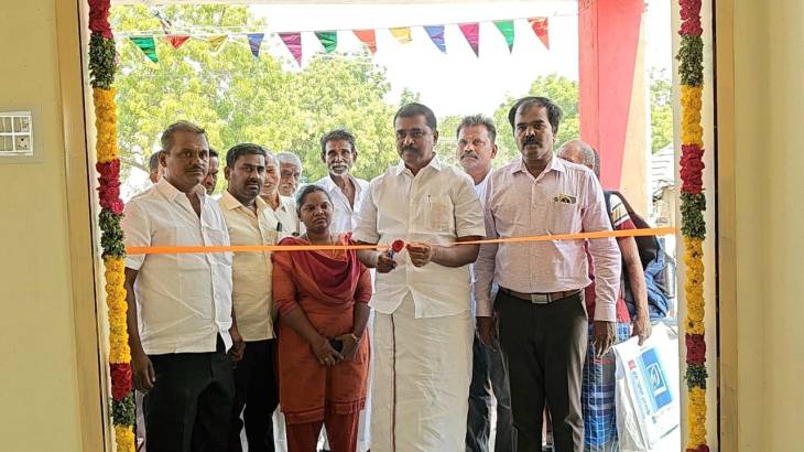 விளாத்திகுளம் தொகுதியில் ரூ.19.60 லட்சம் மதிப்பீட்டில் நியாய விலைக்கடைகள் திறப்பு – ‘தமிழ்நாடு தலைகுனியாது’ பொதுக்கூட்ட இடத்தையும் பார்வையிட்டார் G.V. மார்கண்டேயன் எம்எல்ஏ!!