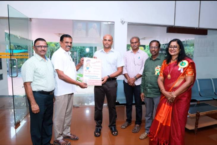போக்குவரத்து விழிப்புணர்வு பதாகை: எஸ்பி சிலம்பரசன் வெளியிட்டார்!!!
