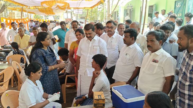 விளாத்திகுளத்தில் நலத்திட்டங்கள் வேகத்தில்: G.V.மார்கண்டேயன் எம்எல்ஏ தலைமையில் வளைகாப்பு விழா – மருத்துவ முகாம்!!
