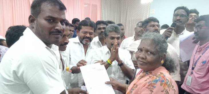 எம்.சி. சண்முகையா எம்எல்ஏ மாப்பிள்ளையூரணியில் 500 பேருக்கு இலவச வீட்டு மனை இ-பட்டா வழங்கினார்!!