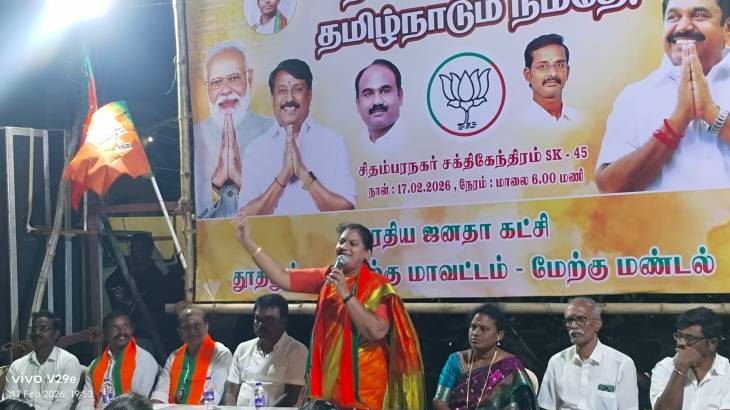 சசிகலா புஷ்பா – மாநிலத் துணைத் தலைவர் சவால்: “5 ஆயிரம் ரூபாய் அல்ல, 5 ஆண்டுச் செயல்தான் பேசும்!”