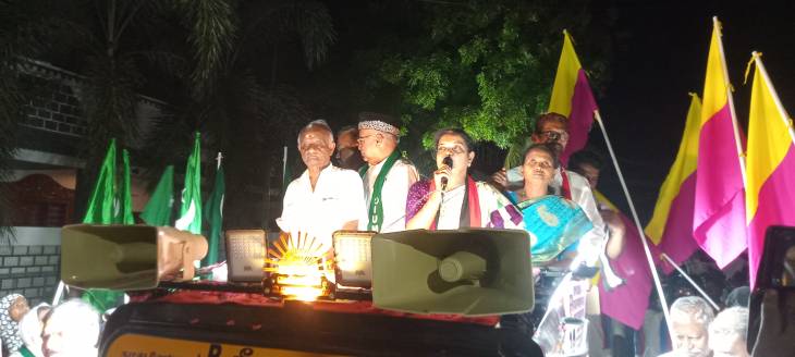 “அலைமோதிய ஆதரவு: மேட்டுப்பட்டி பகுதியில் கீதா ஜீவனுக்கு உற்சாக வரவேற்பு – உதயசூரியன் சின்னத்திற்கு தீவிர வாக்கு சேகரிப்பு!”