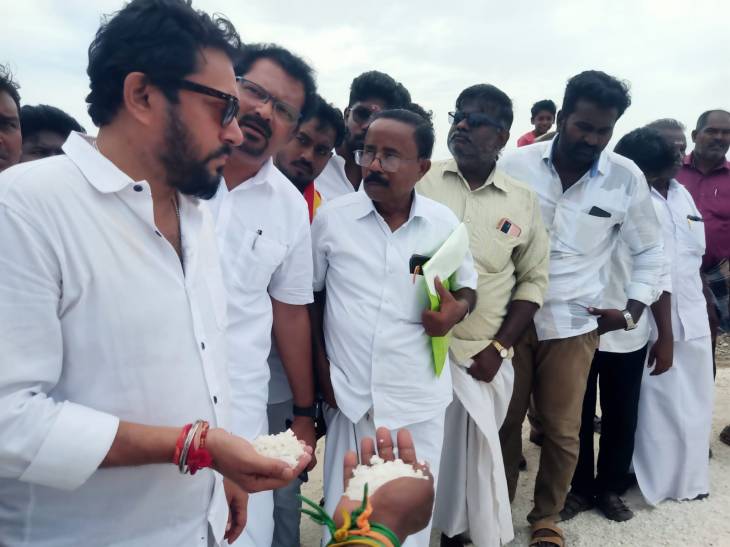 “உப்பு உற்பத்தியாளர்களின் கோரிக்கையை முதல்வரின் கவனத்திற்கு கொண்டு செல்வேன்” - உப்பளங்களை நேரில் பார்வையிட்ட அமைச்சர் ஸ்ரீநாத் உறுதி!!