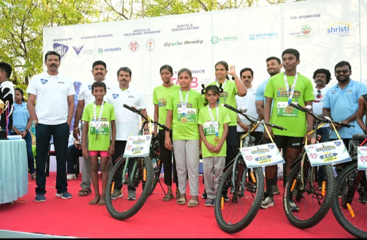 போதைப்பொருளுக்கு எதிராக தூத்துக்குடியில் விழிப்புணர்வு மராத்தான்!!