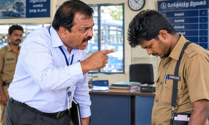 பணி ஒதுக்கீடு விவகாரத்தில் மன உளைச்சல்: தூத்துக்குடி போக்குவரத்துக் கழக நடத்துனர் தற்கொலை முயற்சி கிளை மேலாளர் மீது தொழிலாளர்கள் சரமாரி புகார் – துறை ரீதியான நடவடிக்கை எடுக்க கோரிக்கை!!